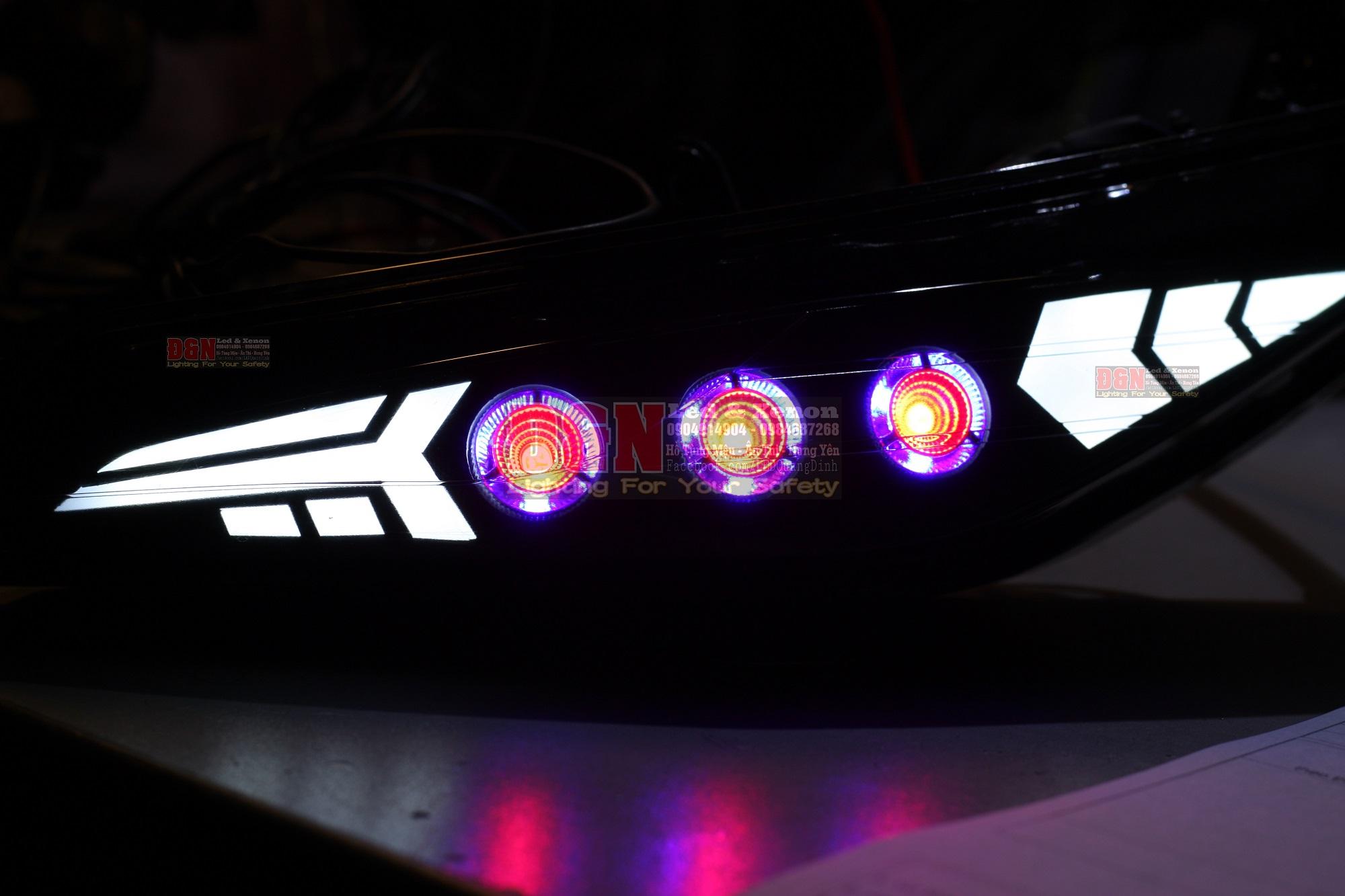 Led Audi Arrow cho Exciter 135
