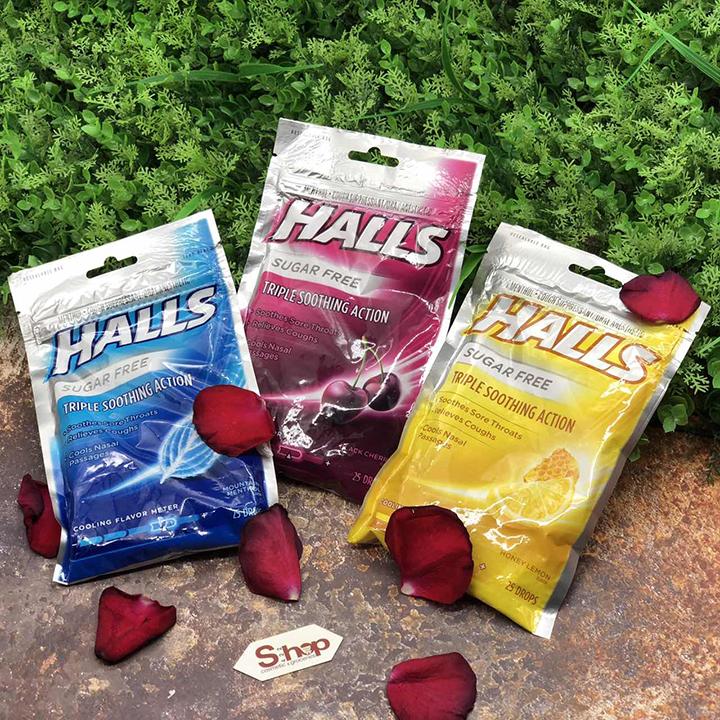 Kẹo Halls Black Cherry 25 viên