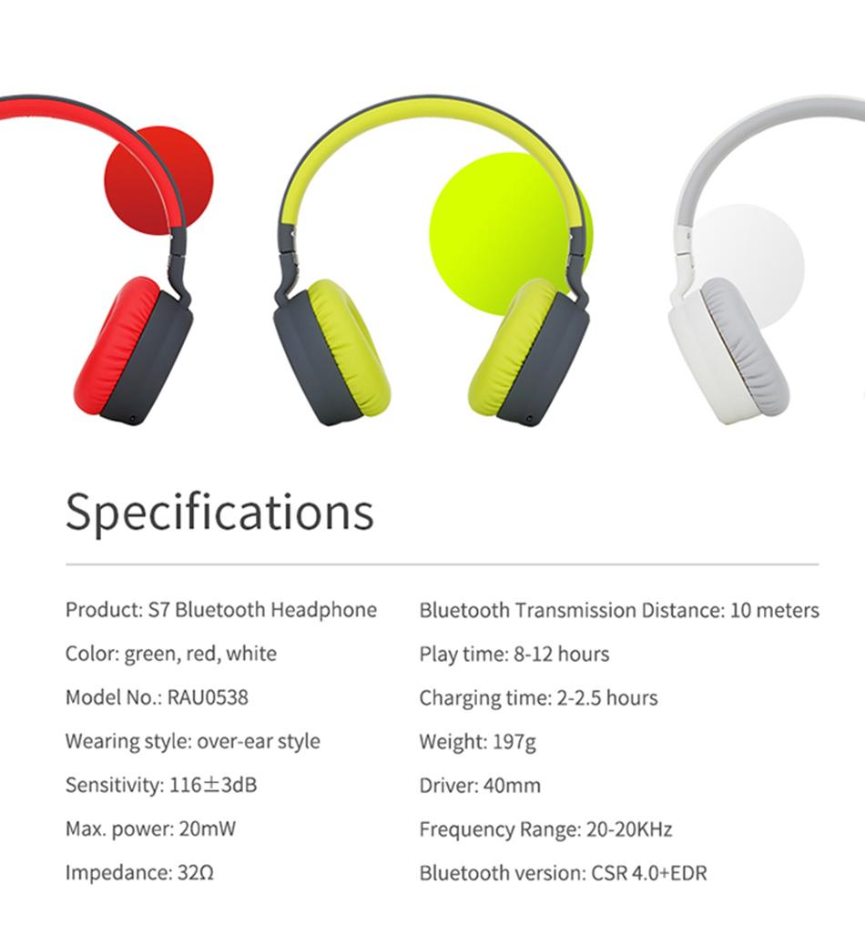 Tai nghe Bluetooth ROCK S7