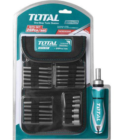 Bộ mũi vít 26 chi tiết Total TACSD30266
