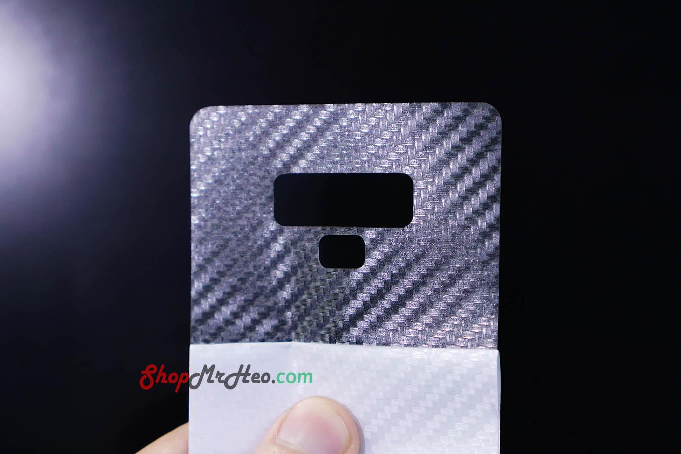 Bộ 3 Skin Dán Mặt Lưng Vân 3D Samsung Note 9