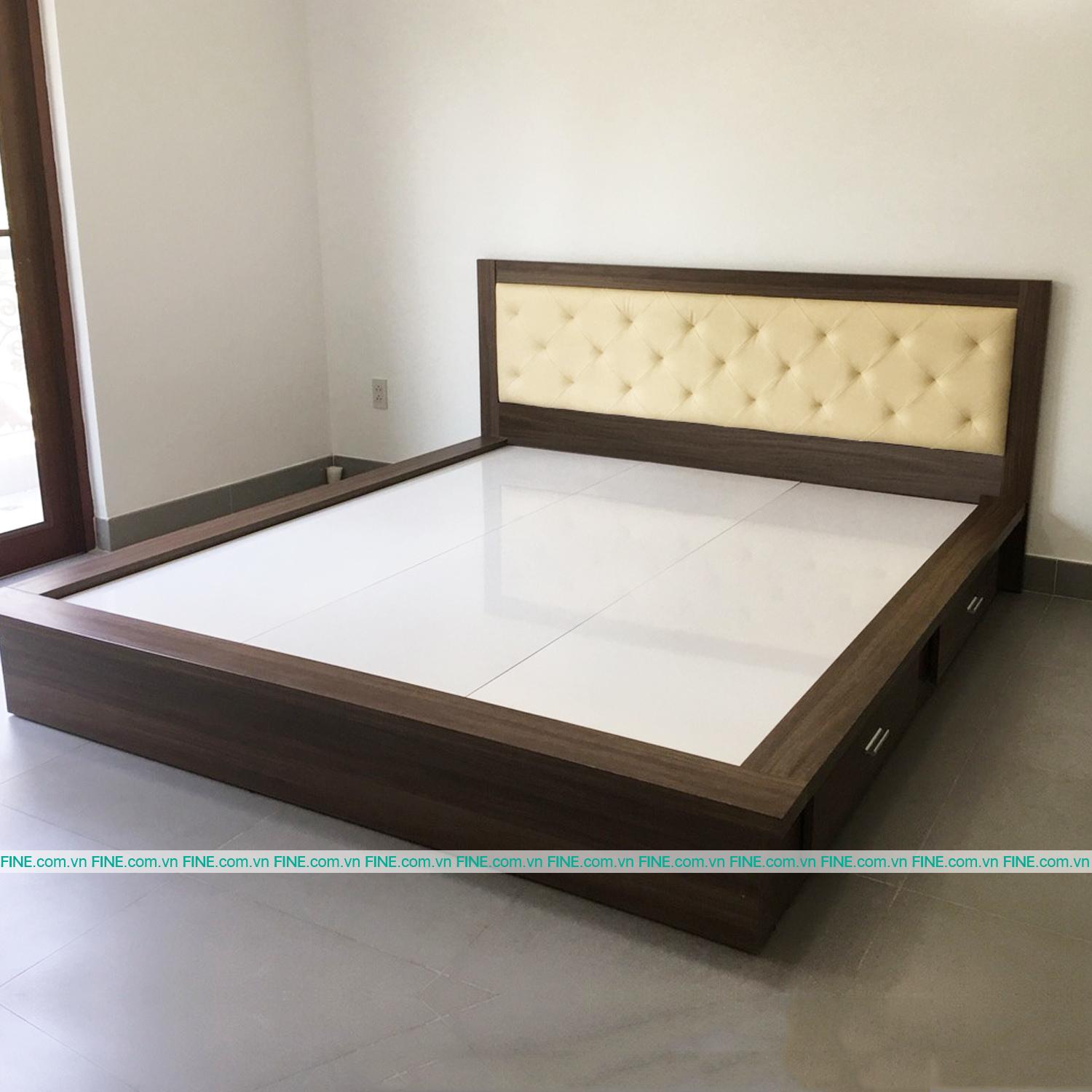 Giường FINE 2 Hộc Kéo FG033 (180cm x 200cm)