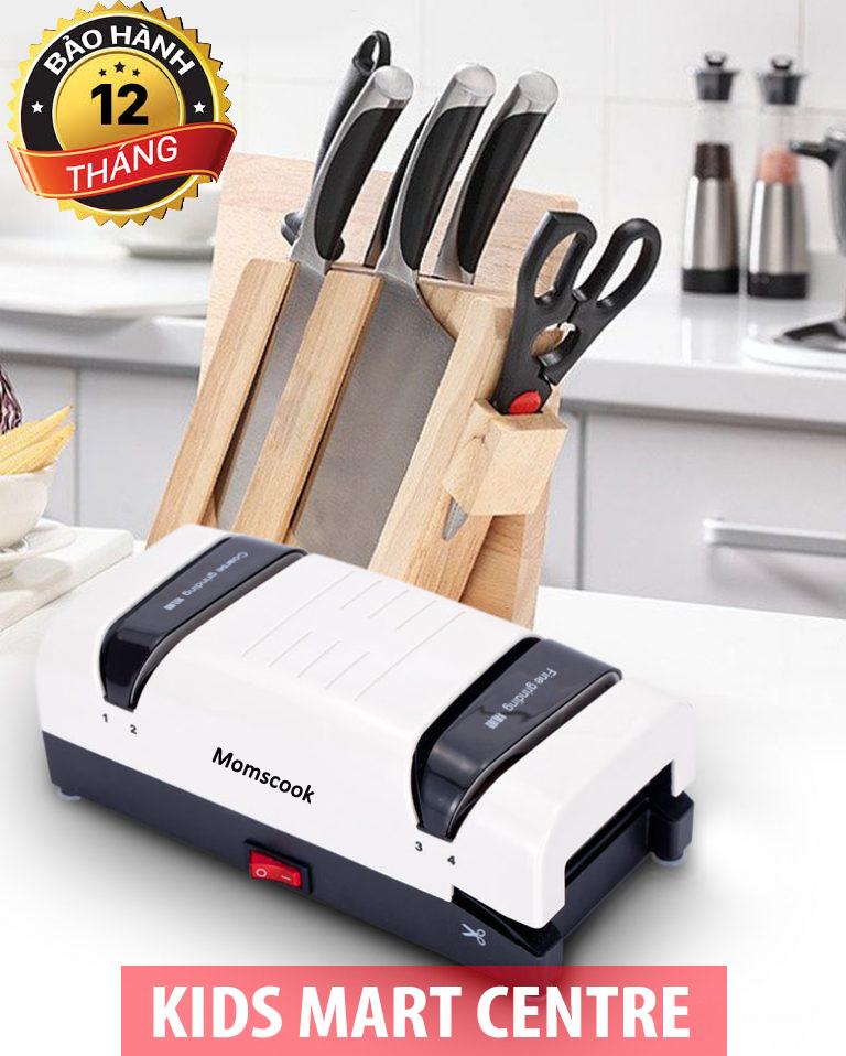 Máy mài dao bằng điện cao cấp Momscook (tặng thêm 2 viên đá mài)