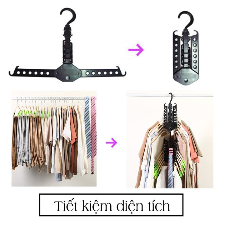 Móc Treo Tiện Ích - Treo 13 Áo 1 Móc