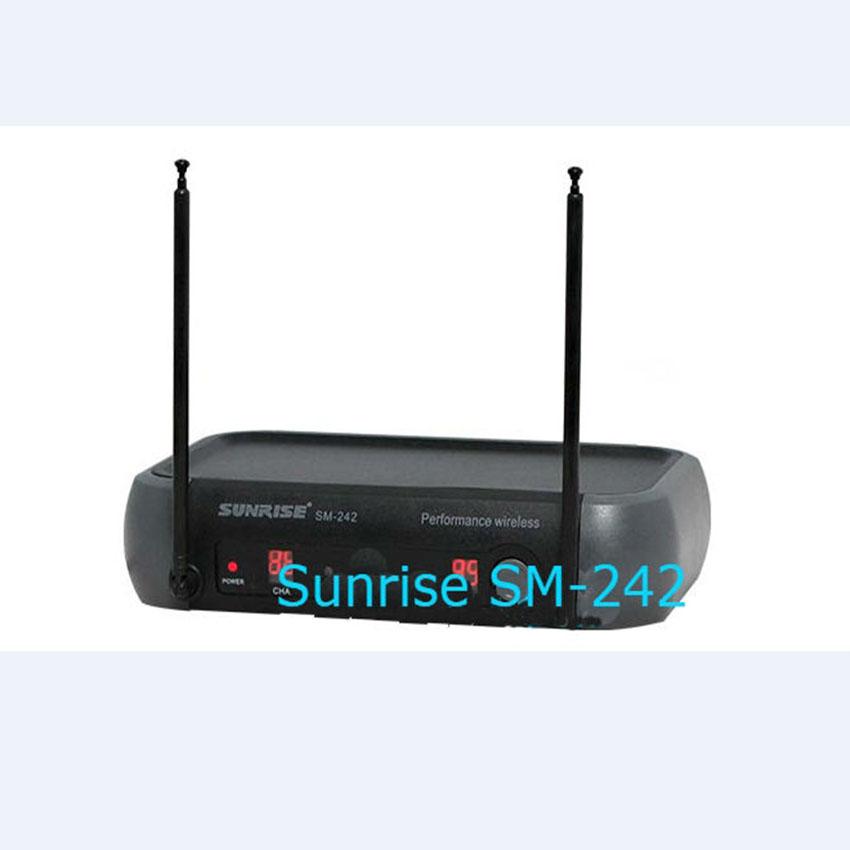 Bộ 2 Micro Sunrise SM-242 (đen)
