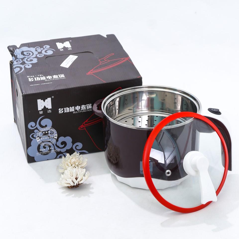 Nồi lẩu mini đa năng lòng inox 304 1.8L