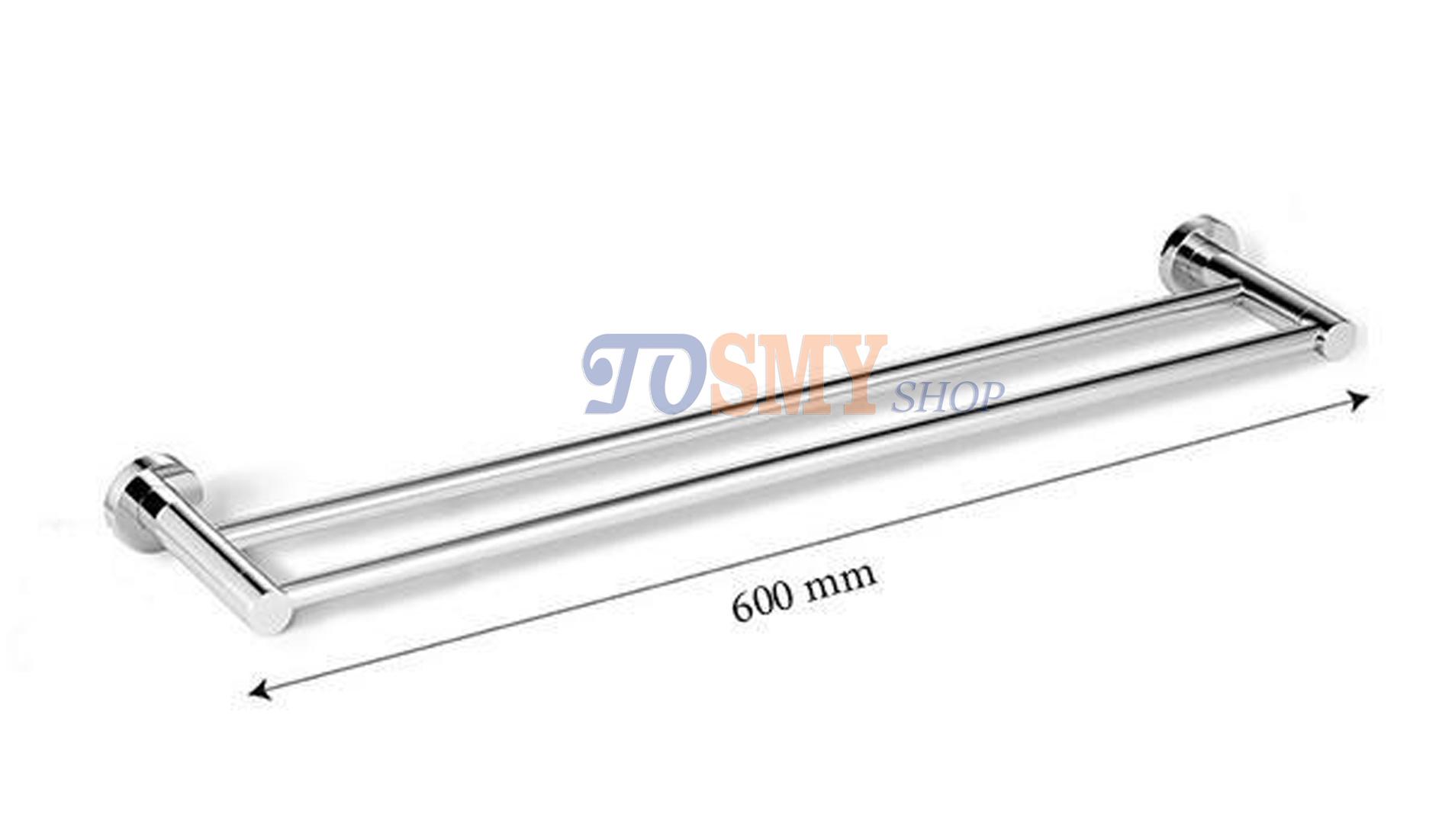 [HCM]Giá treo khăn đôi Inox 304 MK04