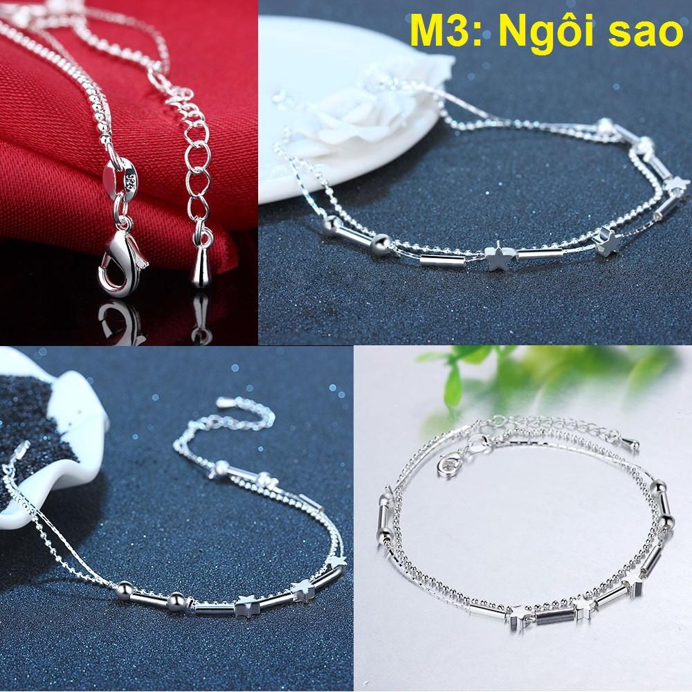 [HCM]Lắc chân bạc Hàn Quốc