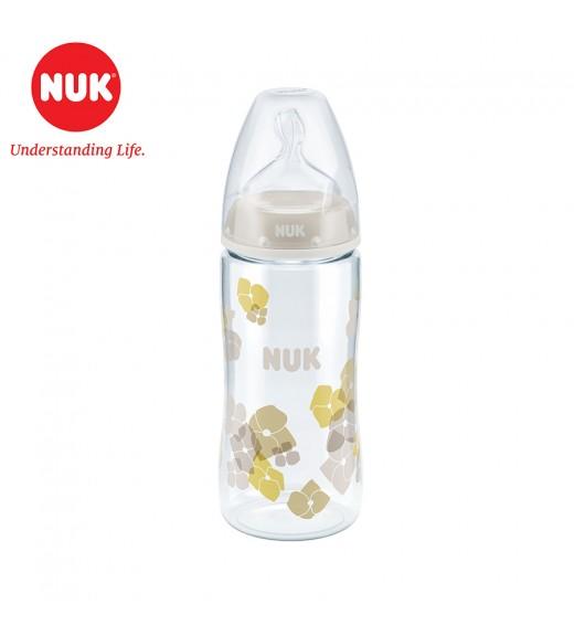 [HCM]Bình sữa Nuk PA 300ml núm ti Silicone S1M BS155