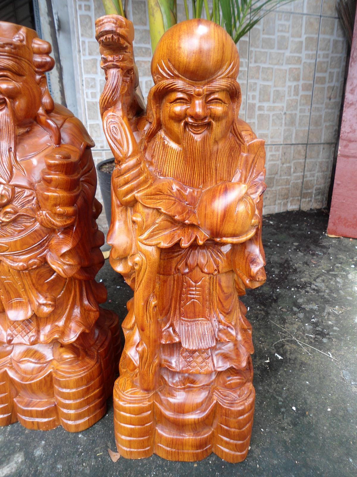 Tượng Tam Đa (Phúc Lộc Thọ) cao 50cm
