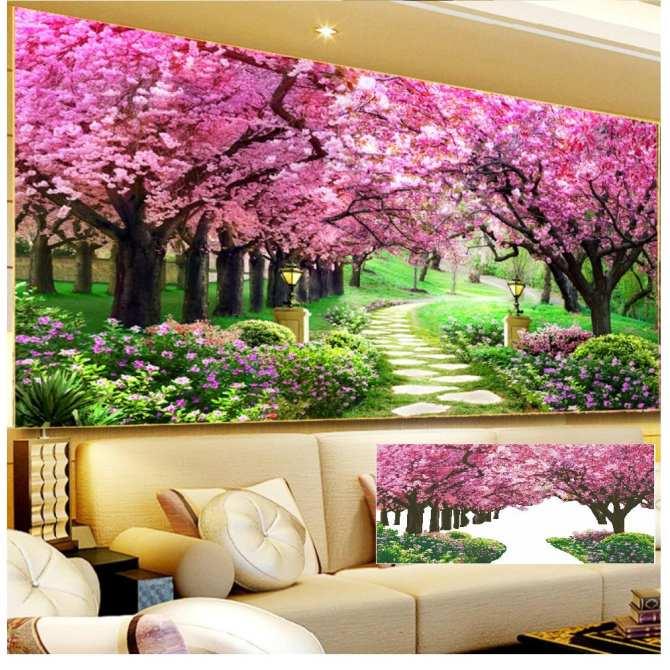 Tranh đính đá Monalisa hàng cây tình yêu MY8001-Bảo Ngọc