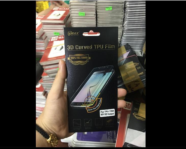 Miếng dán dẻo full màn Vmax cho Sony XZ2 compact