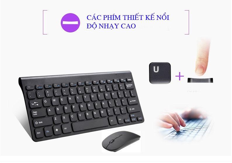 BỘ BÀN PHÍM CHUỘT KHÔNG DÂY MINI