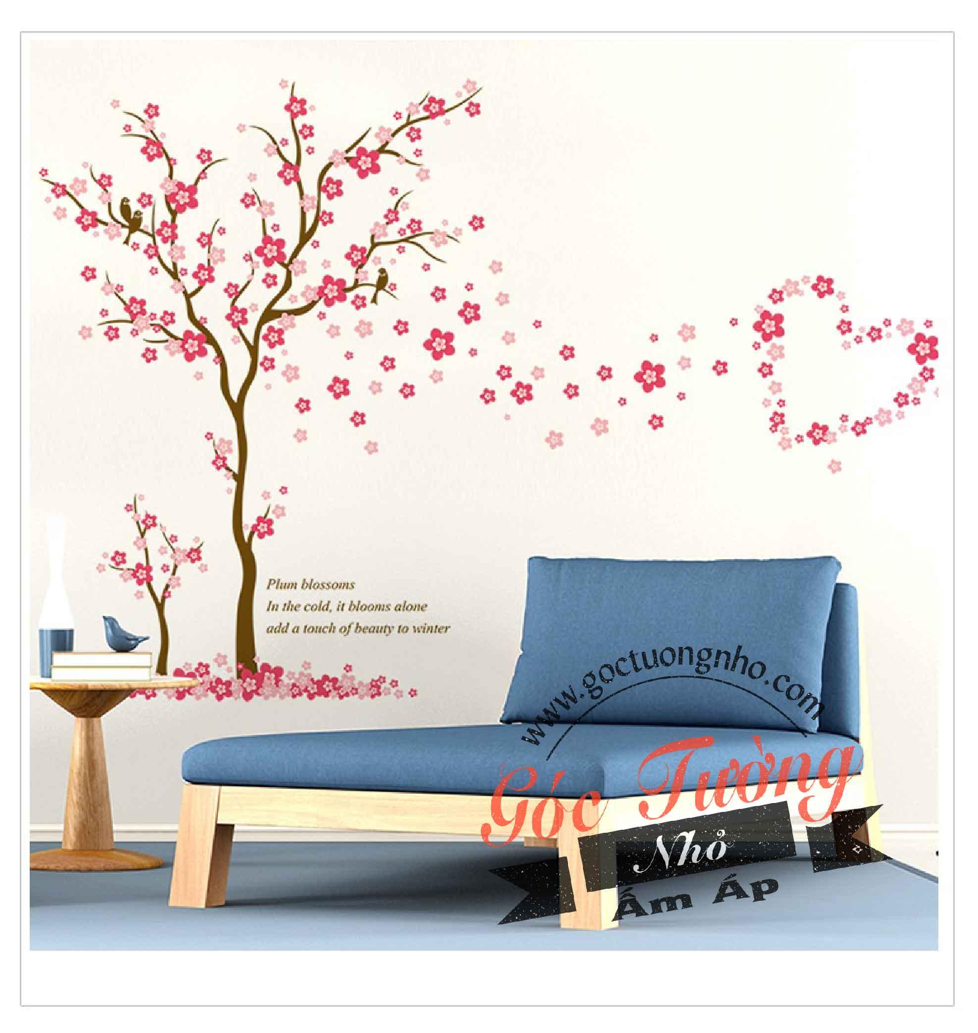 DECAL DÁN TƯỜNG HÌNH TÌNH NHÂN XH9256
