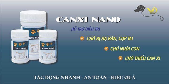CANXI NANO CHO CHÓ THÚ CƯNG