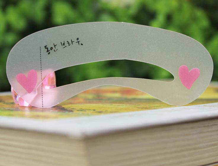 Bộ khuôn 3 kiểu vẽ chân mày hàn quốc siêu đẹp