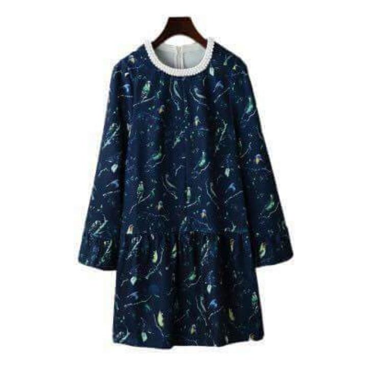 Đầm suông đuôi cá sang trọng size XL nịt bụng