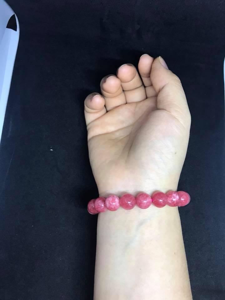 [HCM]VÒNG TAY ĐÁ RUBY HỒNG NGỌC 10LY