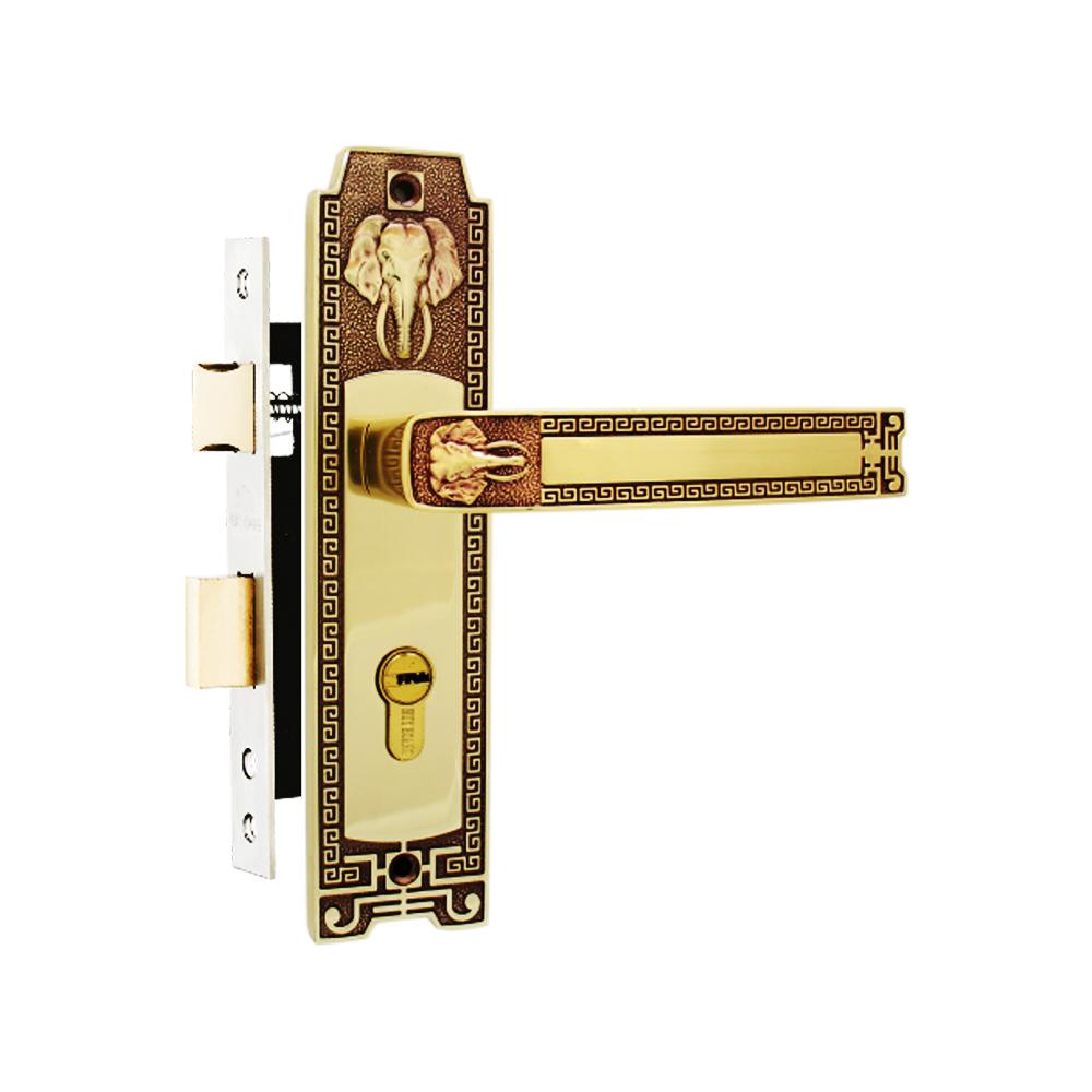 KHÓA TAY GẠT HUY HOÀNG BẰNG ĐỒNG HC5828 (CỬA THÔNG PHÒNG)