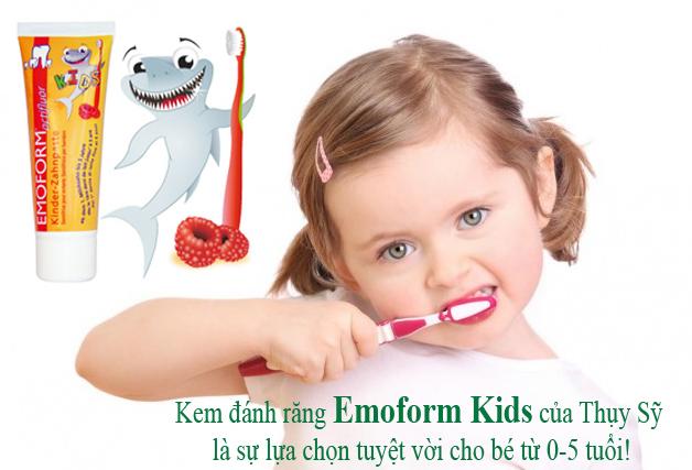 Kem đánh răng đặc biệt cho bé 0-5 tuổi Wild EMOFORM -Kids 75ml