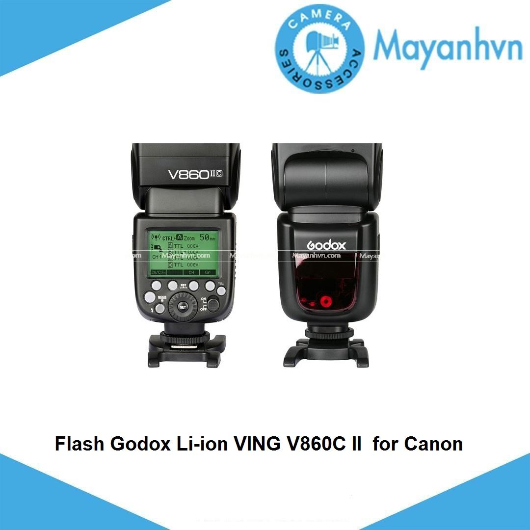 [Trả góp 0%]Đèn Flash Godox Li-ion VING V860II for Canon( mới 100%- Bảo hành 12 tháng)