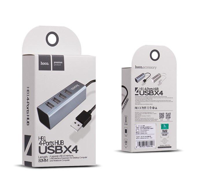 HUB Chia Cổng USB Hoco HB1 - BH 12 Tháng