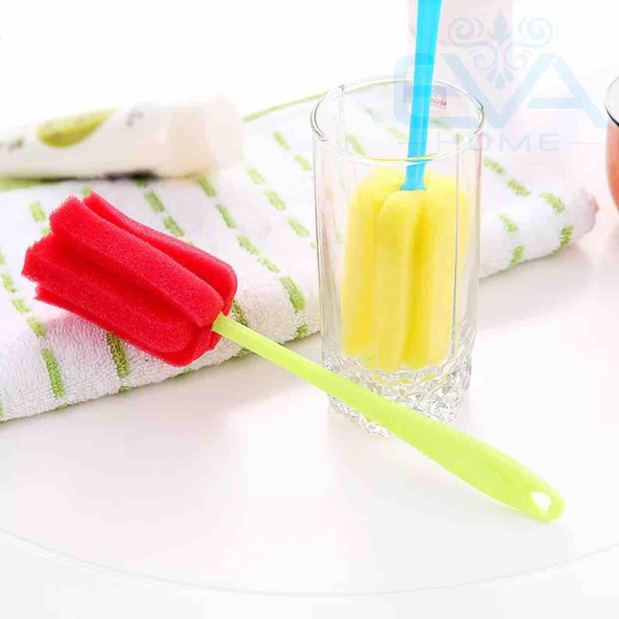 [HCM]DỤNG CỤ RỬA LY TÁCH VÀ BÌNH NƯỚC BỌT BIỂN