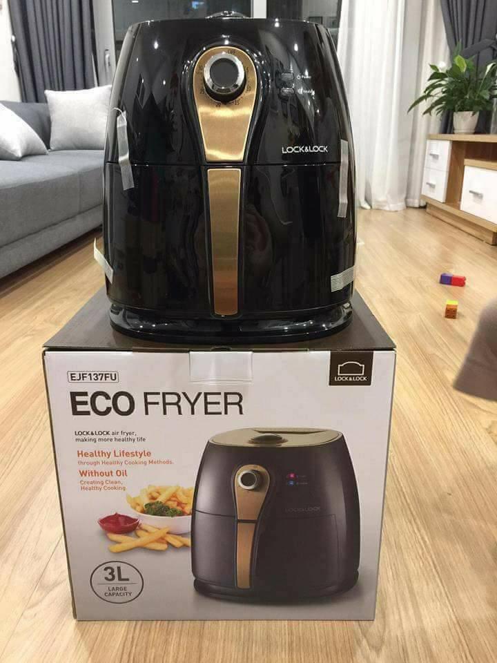 Nồi chiên không dầu Lock&Lock Eco 3L Fryer EJF137FU