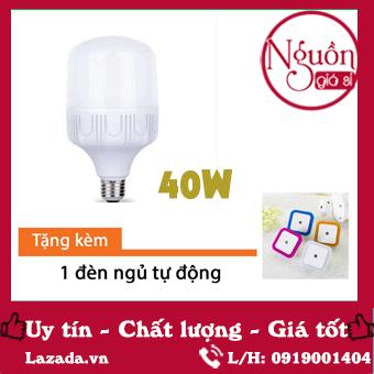 Bóng đèn Led trụ 40W - tặng đèn ngủ tự động