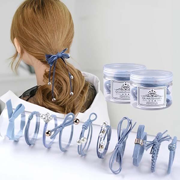 Hộp Chun Buộc 12 Dây Kiểu Hàn Quốc