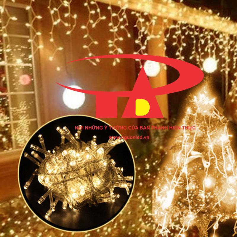 Đèn Led Trang Trí Noel Màu Vàng Nắng (NÊN MUA, LOẠI TỐT, GIÁ RẺ) - Đèn Led Trang Trí Cây Thông Dùng Chiếu Sáng, Trang Trí Ngoài Trời, Giáng sinh, Cây Thông, Quán Cà Phê, Nhà Hàng, Khách Sạn, Lễ, Tết