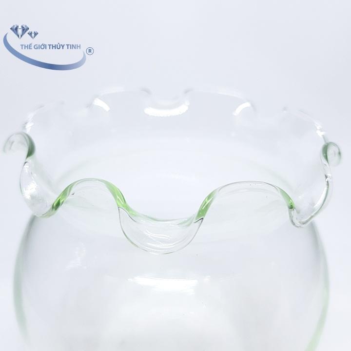 Bể Cá Thủy Tinh Hồ Cá Mini Miệng Bèo D9Cm X H10Cm - B07