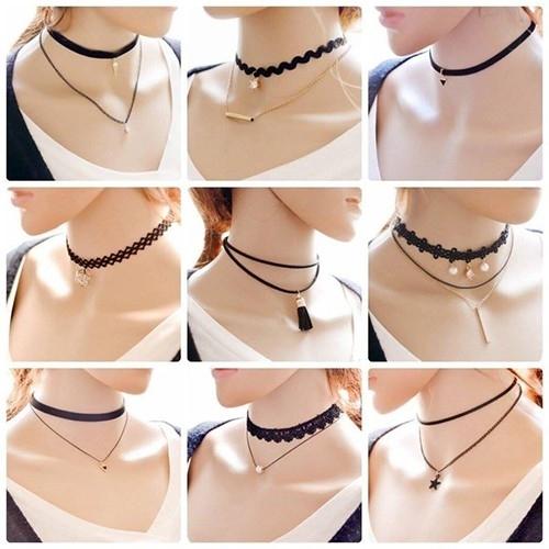 Bộ 12 vòng cổ choker