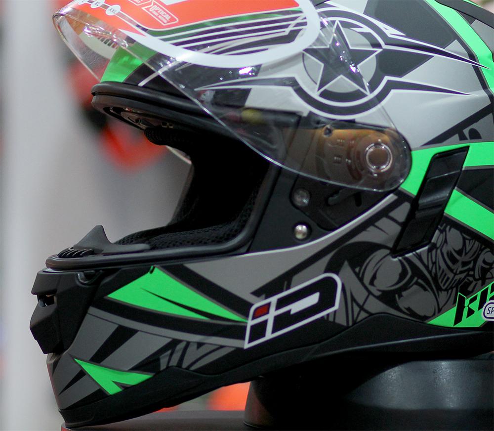 MŨ BẢO HIỂM FULLFACE 2 KÍNH ID SPYDER THAILAND