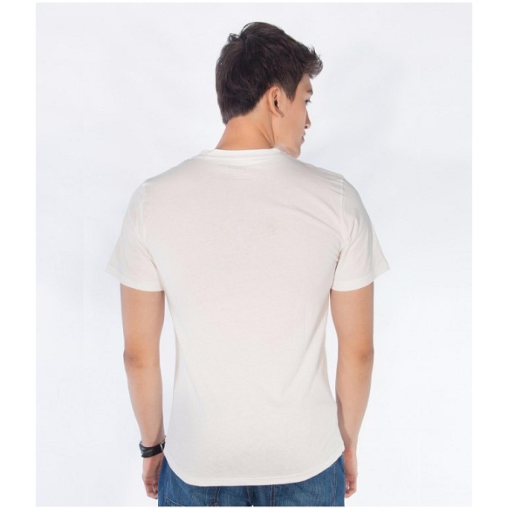 Áo Thun Nam Body Cổ Tròn (Trắng)