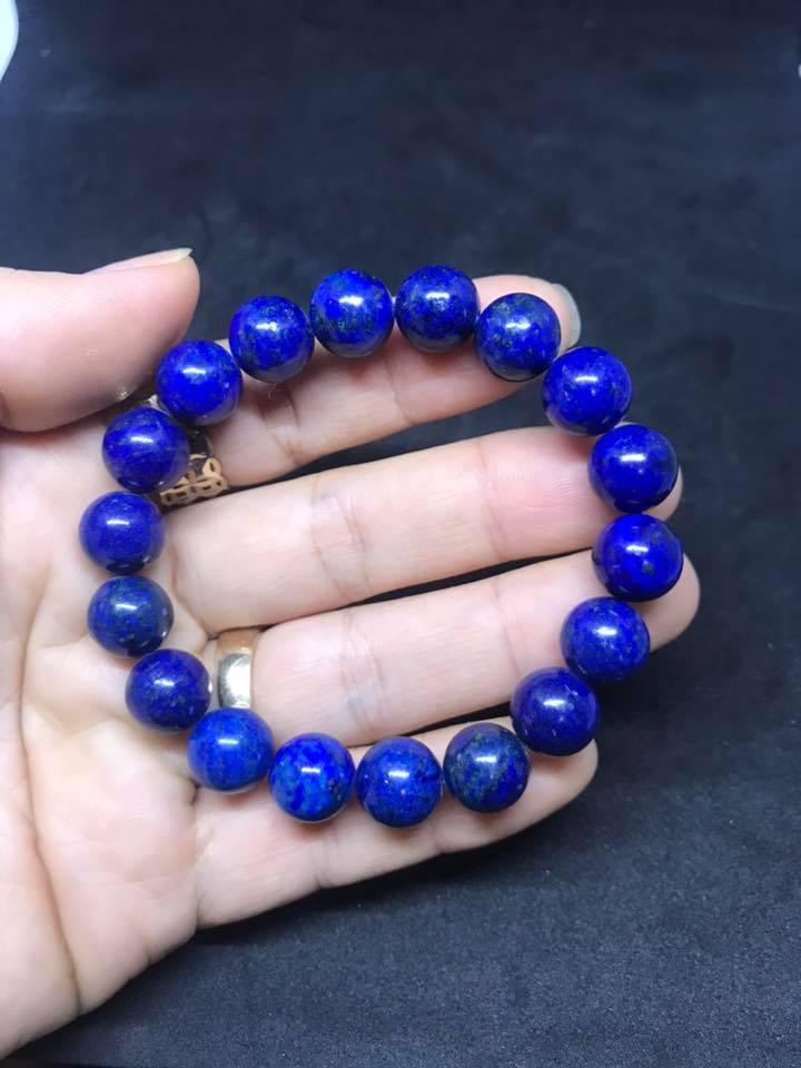 VÒNG TAY PHONG THỦY MAY MẮN ĐÁ Lapis Lazuli.10LY