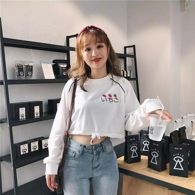[HCM]Áo Thun  Nữ  In  Trái Dâu Thời Trang Long Quân Fashion Adc 26