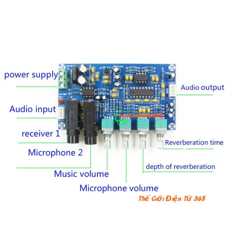 Bộ Combo Echo Khuếch Đại Micro Karaoke XH-M173