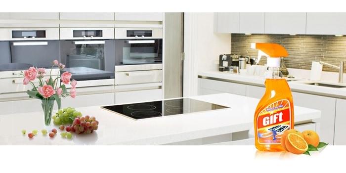 Nước lau bếp Gift hương cam (chai 520ml)