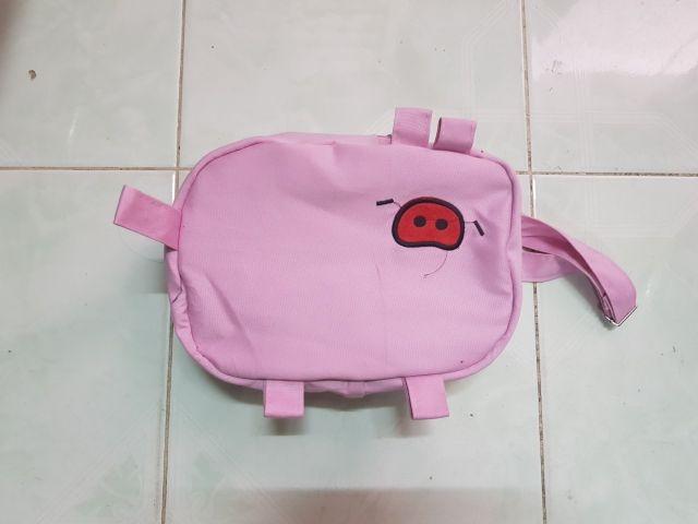 Túi bao tử Pig cute thêu