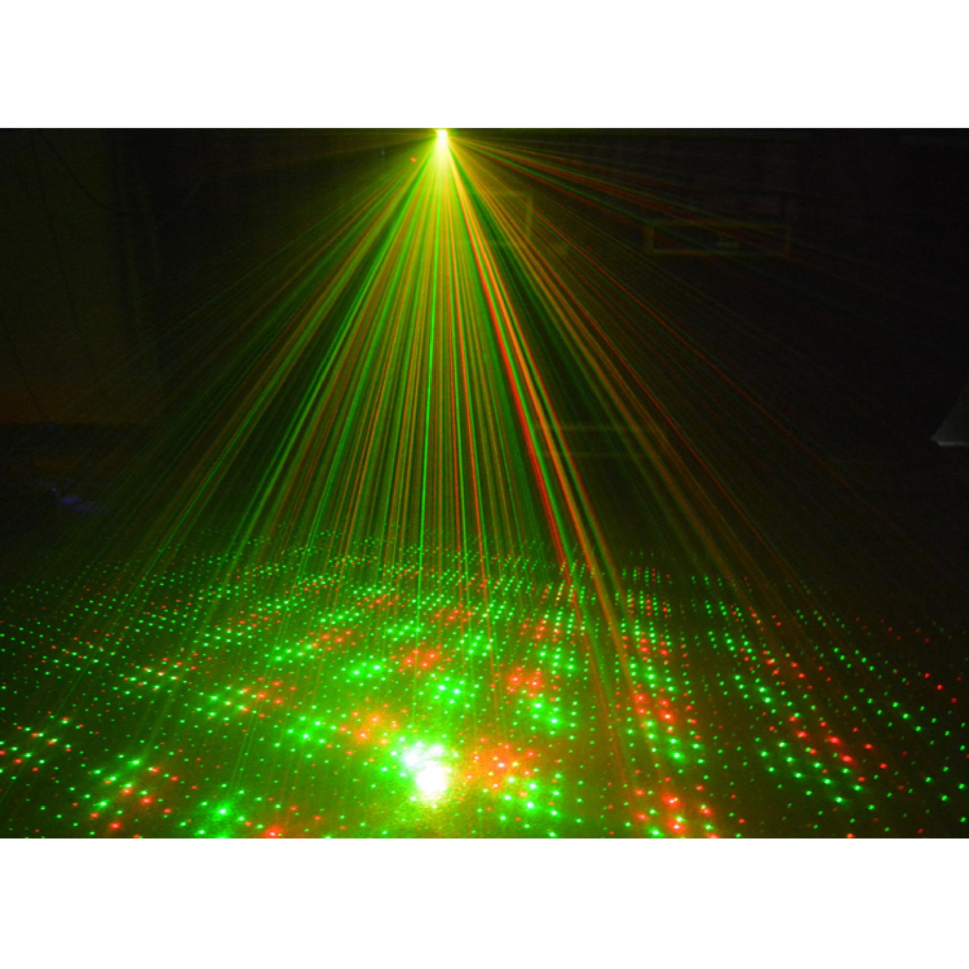 Đèn trang trí Laser Stage Light, phòng khách, phòng hát cảm biến theo điệu nhạc
