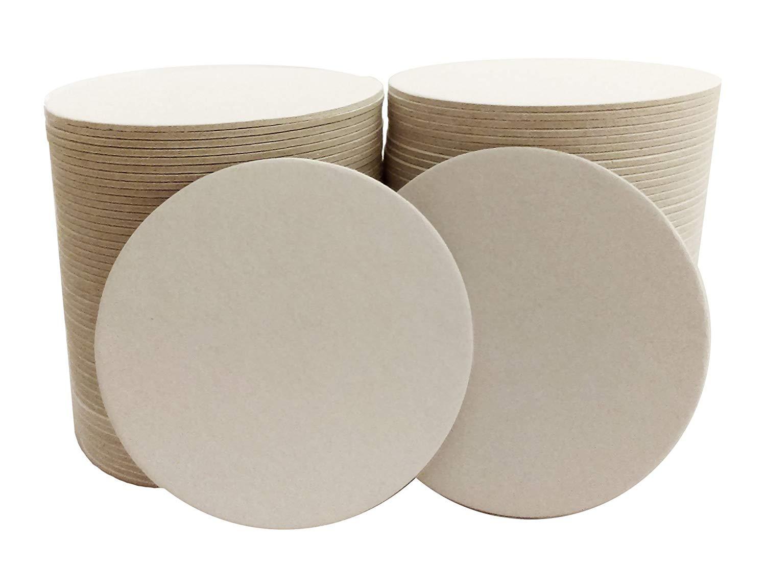 [HCM]Đế Lót Ly Giấy Trắng 100 cái/lốc (hình tròn 9cm)