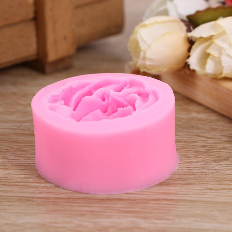 Khuôn silicon 3D hoa hồng Nhung