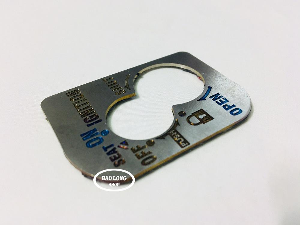 Tem dán ổ khóa Titanium dành Vario,Airblade (Titan 100%) dày 2li