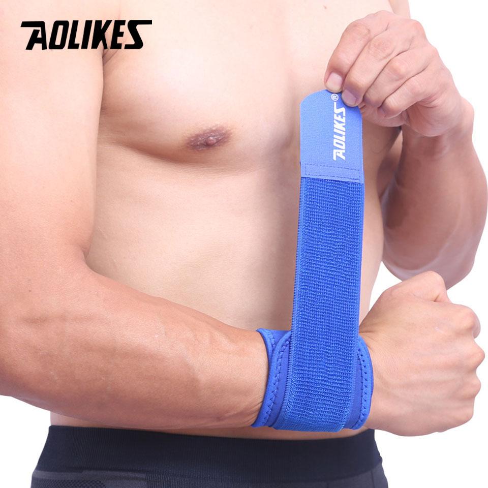 Băng quấn bảo vệ cổ tay hỗ trợ nẹp khớp cổ tay khi tập Gym chơi thể thao Sport Pressure Wrist AOLIKES YE-7936