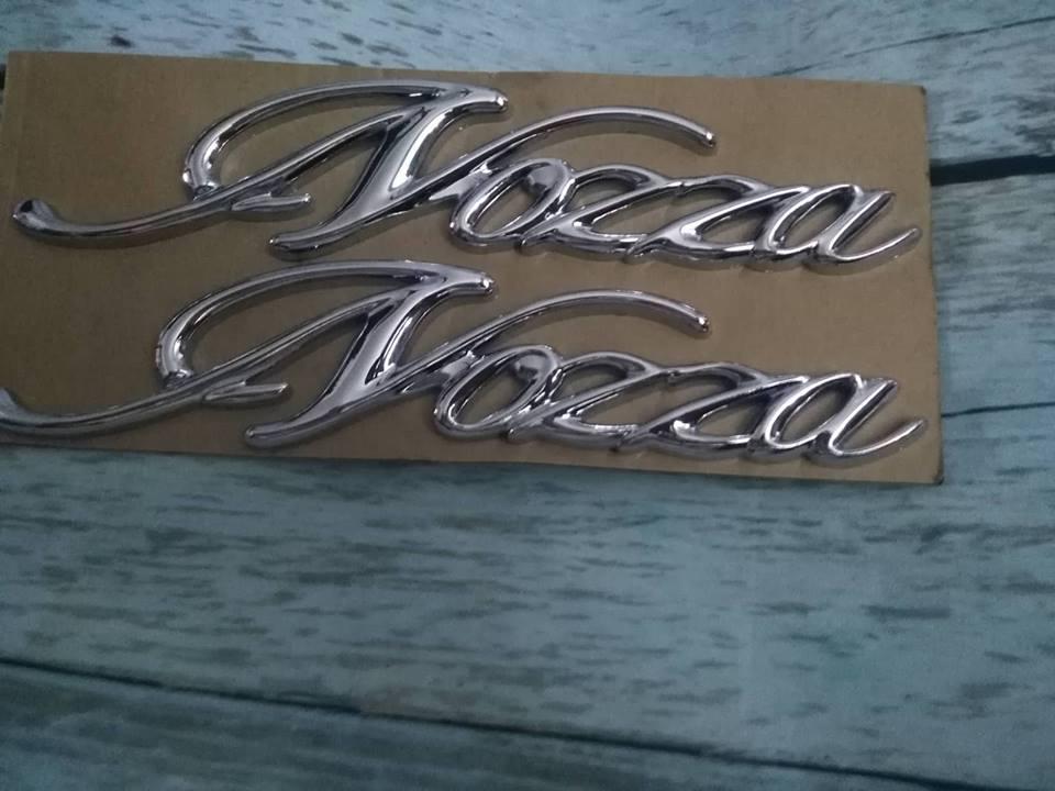 Bộ tem decal chữ nổi nozza