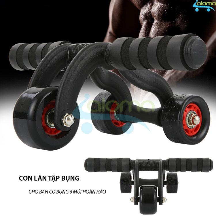Con lăn tập bụng 4 bánh