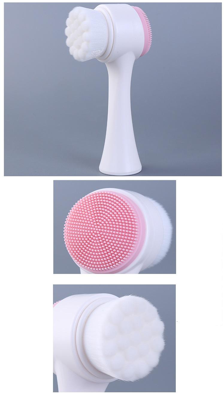 ⚡⚡ [HOT SALE] Dụng cụ rửa mặt silicon 3D 2 đầu FUNO