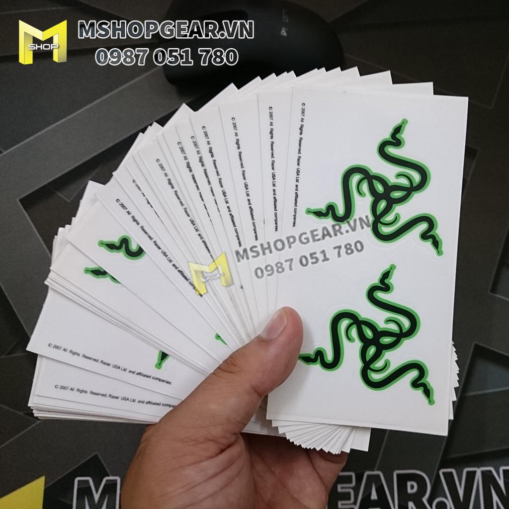 Sticker Logo Razer xanh