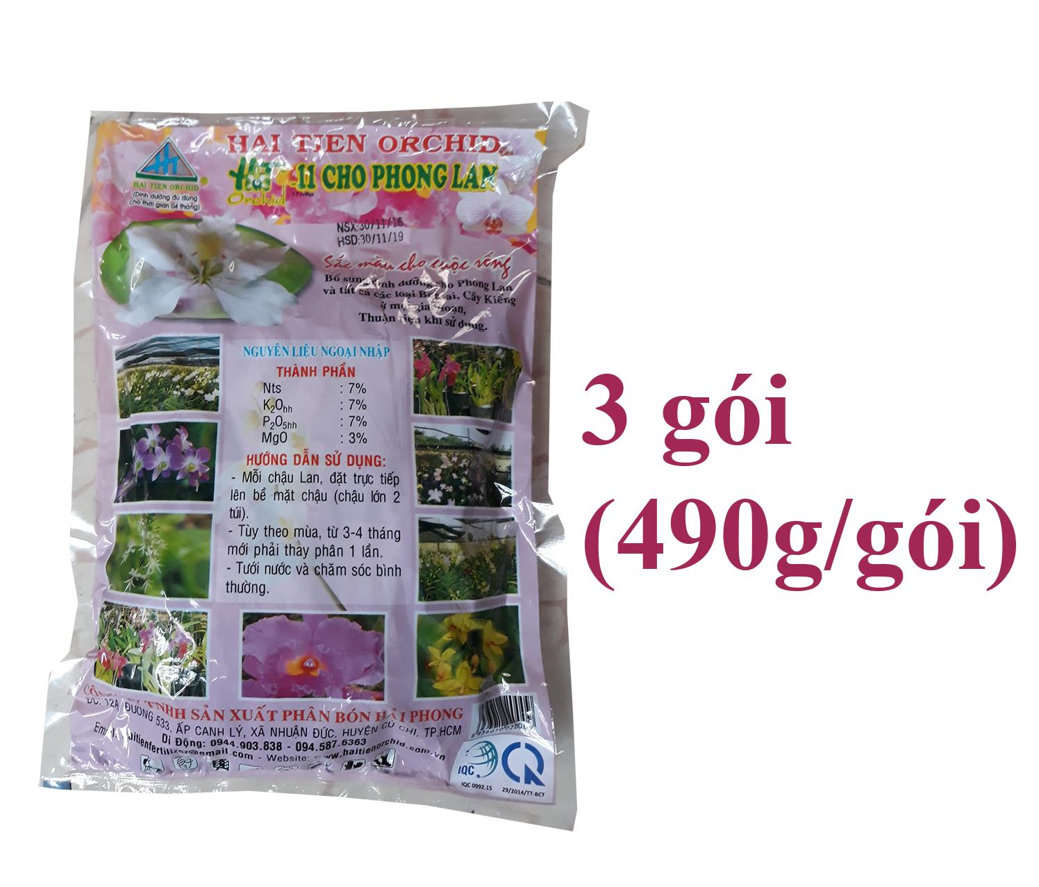 3 packs Package for orchid filter Hai Hai Duong